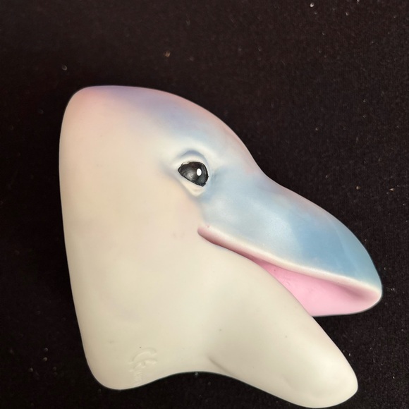 “Pink Unicorn” and “Porpoise” (a.k.a. Dolphin), New, Stretchy Hand Puppets - Picture 9 of 10